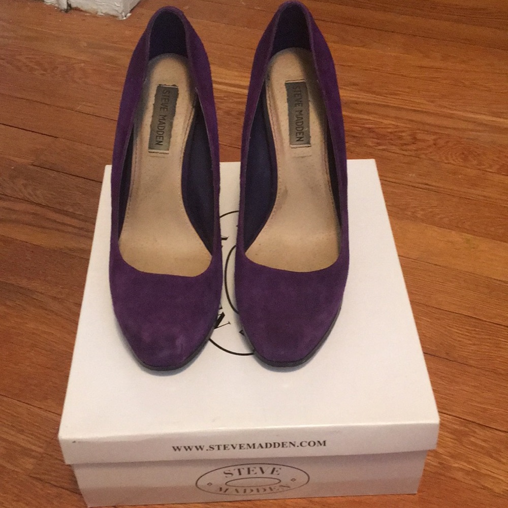 Steve Madden Sarrina purple heels